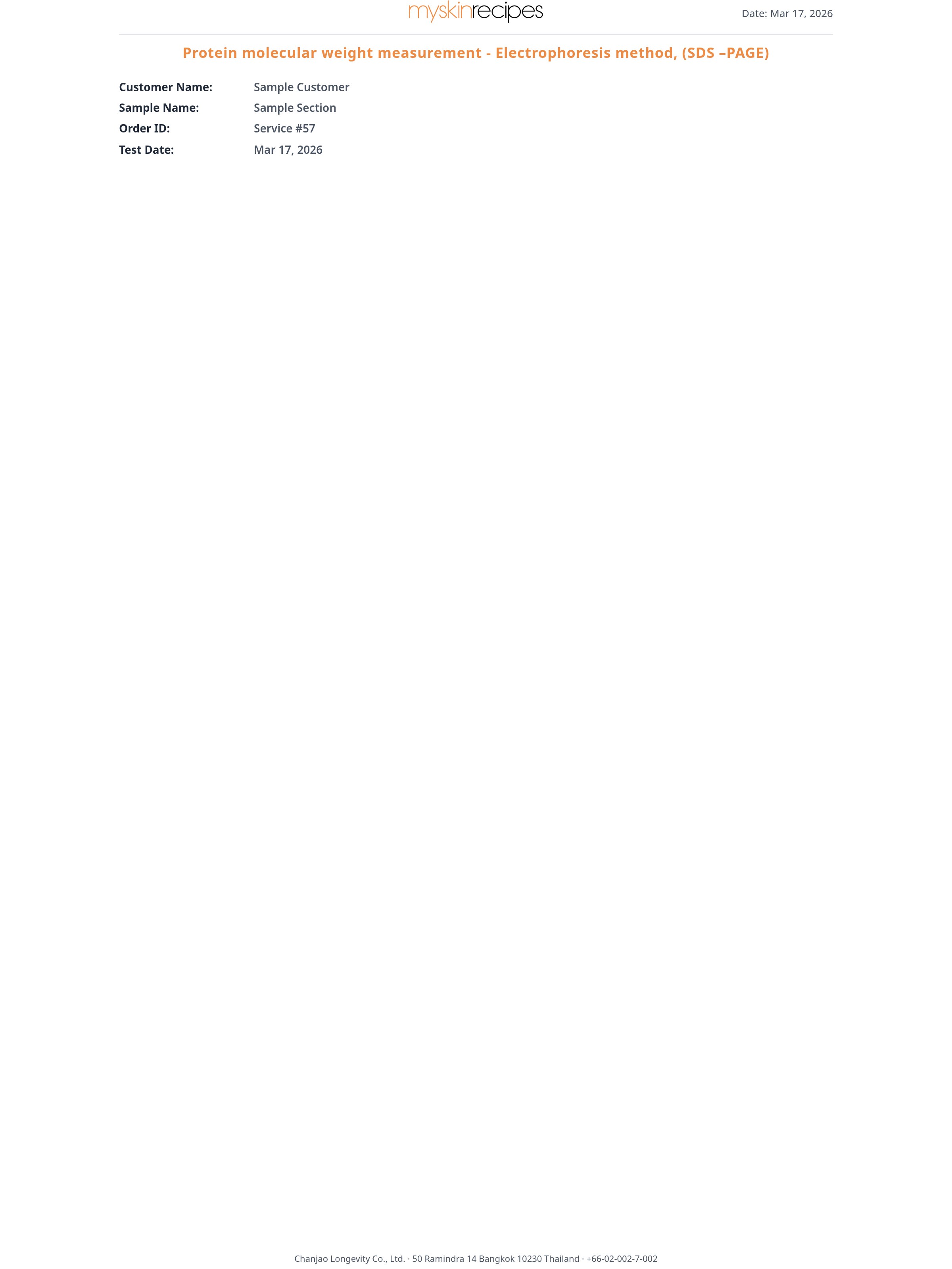 Protein Size Measurement...