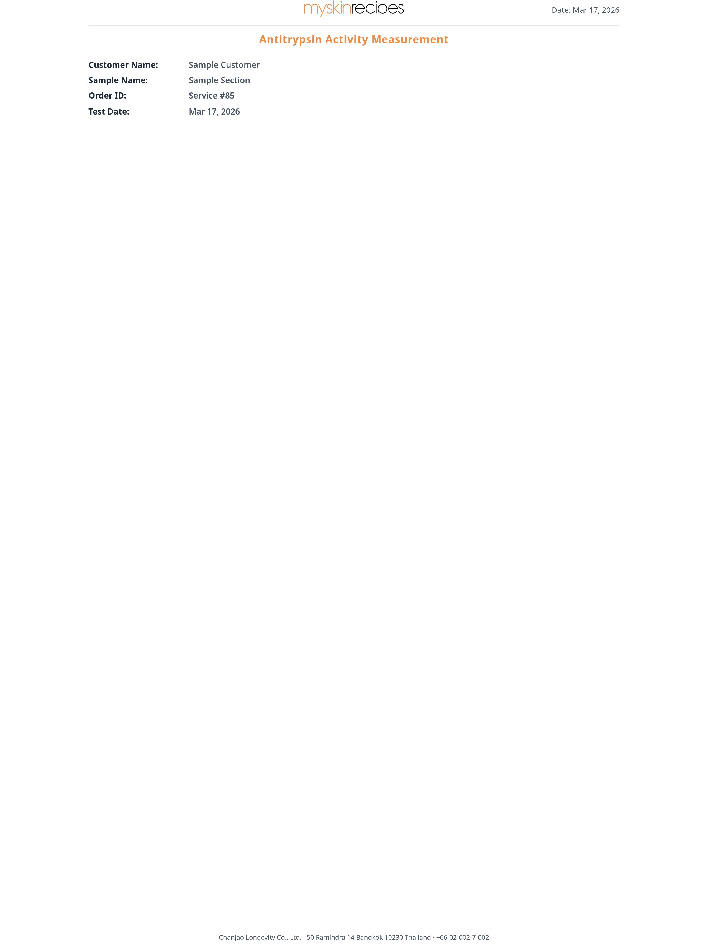 UV-VIS Anti-Trypsic...