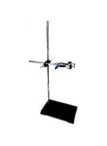 Burette Stand (One pole, Cross clip, Flask clip, 60cm)