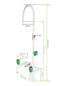 Lab faucet (three joints,...