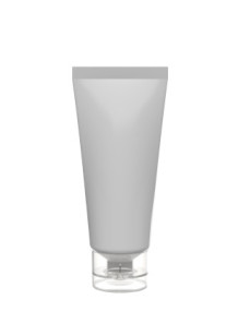 Clear tube, clear flip cap, 20ml