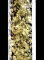 Gold Pellet Beads, gold flake beads, 1-5mm