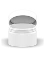 Cream jar, matte white, 15ml