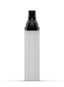White pump bottle, black...