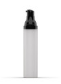 White pump bottle, black pump cap, 50ml