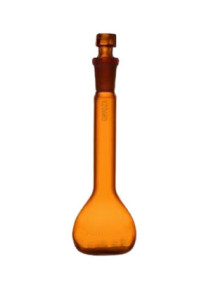 Volumetric Flask Amber