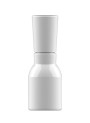 White glass bottle, white pump cap, 40ml