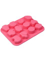 Mold, silicone soap mold, 12 cavities, animal shape