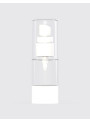 ขวดปั๊มใส ทรงกลม ฝาปั๊มขาว ครอบใส 15ml
