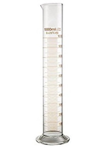 Glass measuring cylinder 250 ml (Graduated Cylinder)