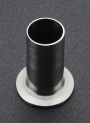 Straight joint, stainless steel 304, ferrule 50.5mm, fishtail thread 19mm