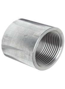 Straight joint, stainless steel 304, female thread DN25 (1)