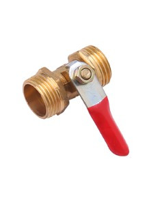 Brass ball valve, male thread 1/4