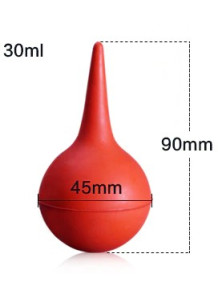 Rubber blower ball (red,...