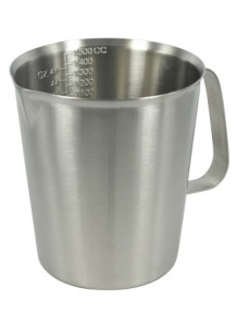 Measuring cup, beaker, stainless steel 304, 1500ml