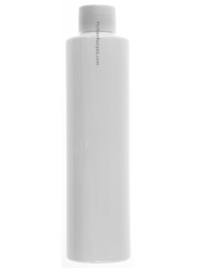 White plastic bottle, tall...