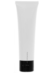 White tube, black flip cap, 100ml