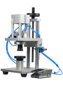 Perfume bottle cap closing machine (clamp cap) 13-22mm (pneumatic system)