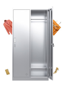 Stainless steel wardrobe...