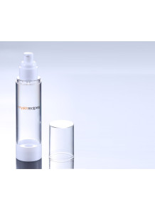 Clear spray bottle, round...
