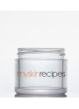 Clear cream container, black cap, 50g