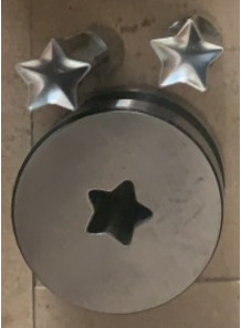 โมลด์ สำหรับ เครื่องตอกเม็ดยา รูปดาว 12-18mm