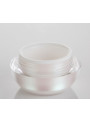 Acrylic cream jar, pearl white, 30g